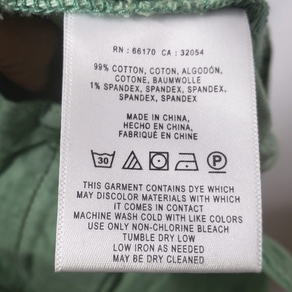 Pilcro and the letterpress Anthropologie Stet Cropped Mint Jeans Sz 25 - Picture 7 of 9